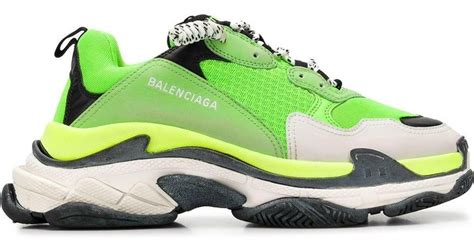 lime green balenciaga shoes|lime green balenciaga sneakers.